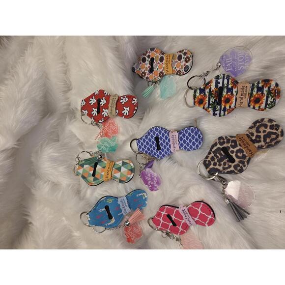 Accessories - Handmade Lip Balm Decorative Keychains with Tassels